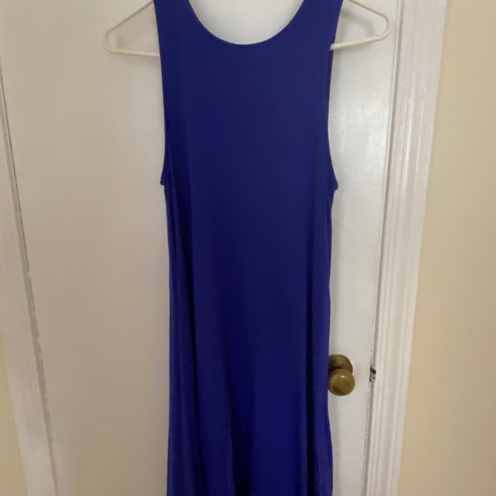 Old Navy electric blue t-shirt dress size small